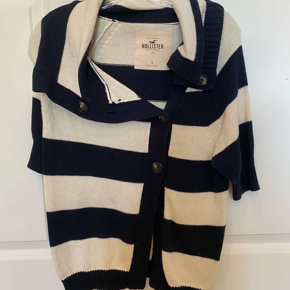 Vintage Hollister Stripped Knit Cardigan